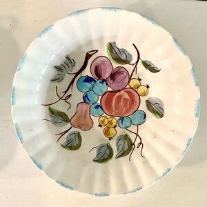 Blue Ridge Pottery Hand Painted Underglaze Fruit Design Bowl